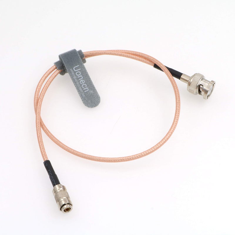 Uonecn HD SDI BNC RG179 to DIN 1.0/2.3 mini BNC 75ohm Coaxial Cable Video Cable for Blackmagic HyperDeck Shuttle 20'' - Image 2